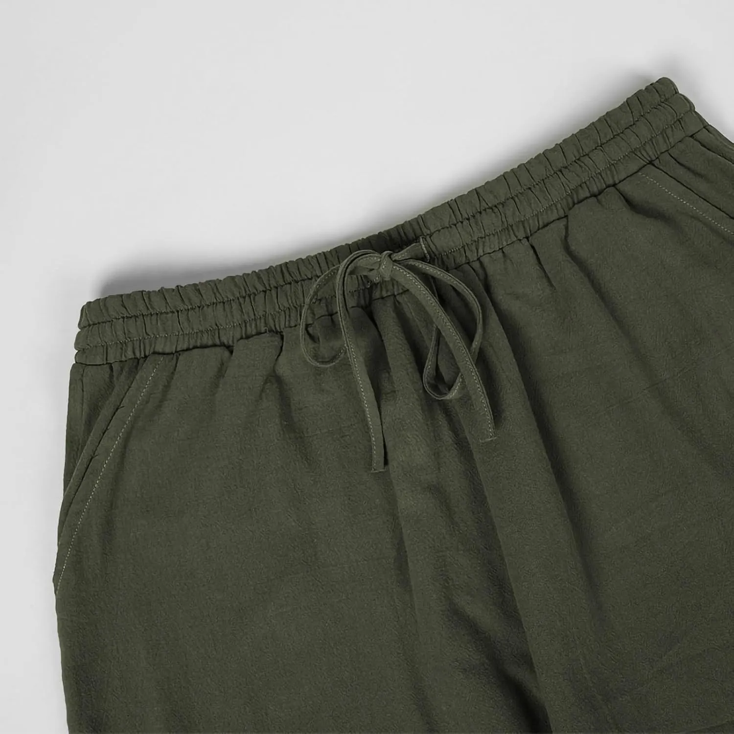 Men's Casual Pants Linen Pants Drawstring Beach Trousers Relaxed-Fit Yoga Pants Summer Elastic Waist Pants