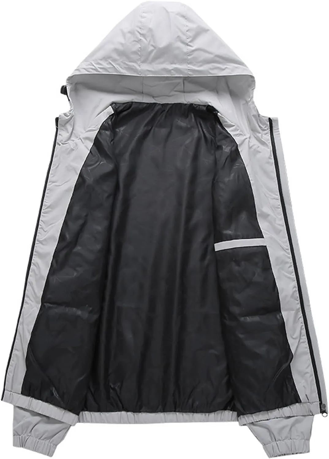 Mens Rain Jackets Waterproof with Hood Lightweight Mens Windbreaker Jackets for Fishing Winter Coats Fall Jackets