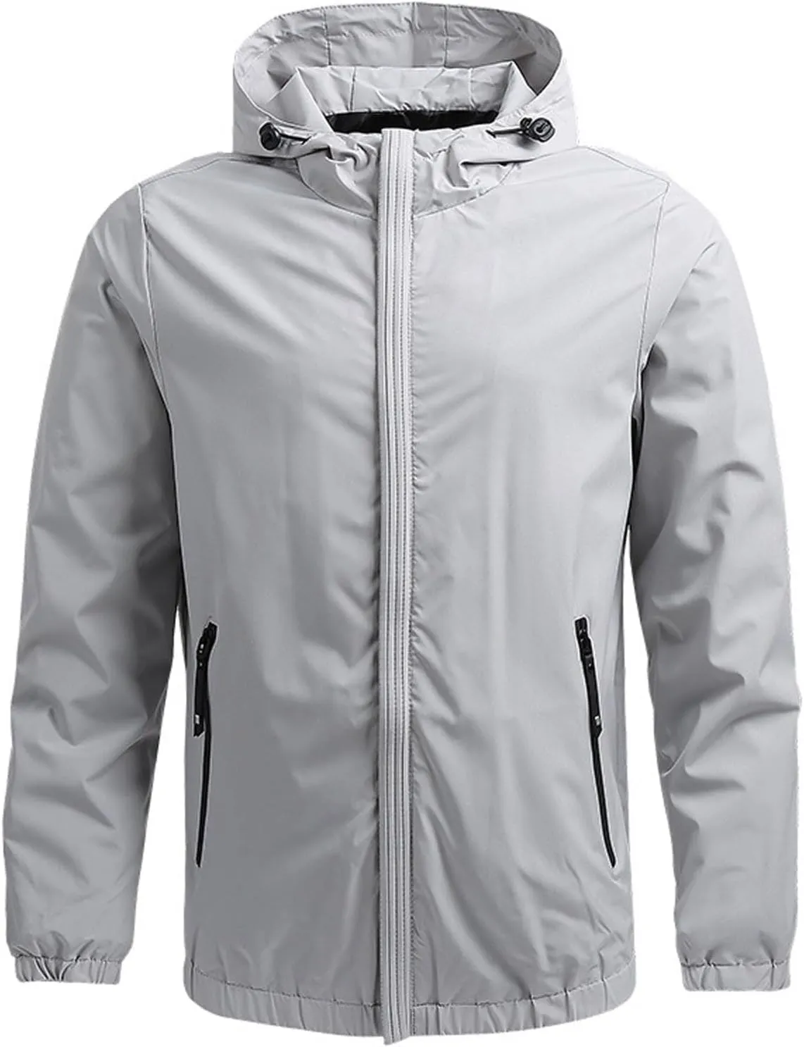 Mens Rain Jackets Waterproof with Hood Lightweight Mens Windbreaker Jackets for Fishing Winter Coats Fall Jackets