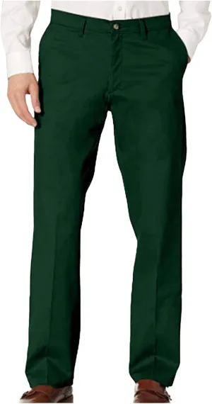 Mens Stretch Dress Pants Classic Fit Flat Front Pants Casual Mens Lightweight Golf Work Suit Pants Slim Fit Dress Pants