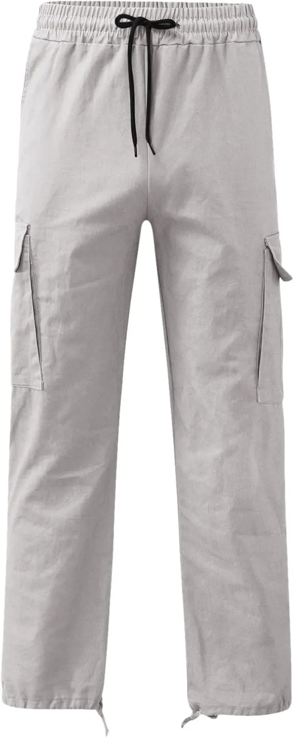 Mens Sweatpants with Pockets Big and Tall for Men Loose Fit Drawstring Pockets Sweatpants Athletic Workout Sweat Pants