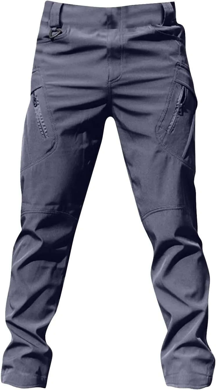 Men's Tactical Pants Cargo Pants with Multi Pockets Outdoor Hiking Pants Casual Trousers Workout Pants for Men