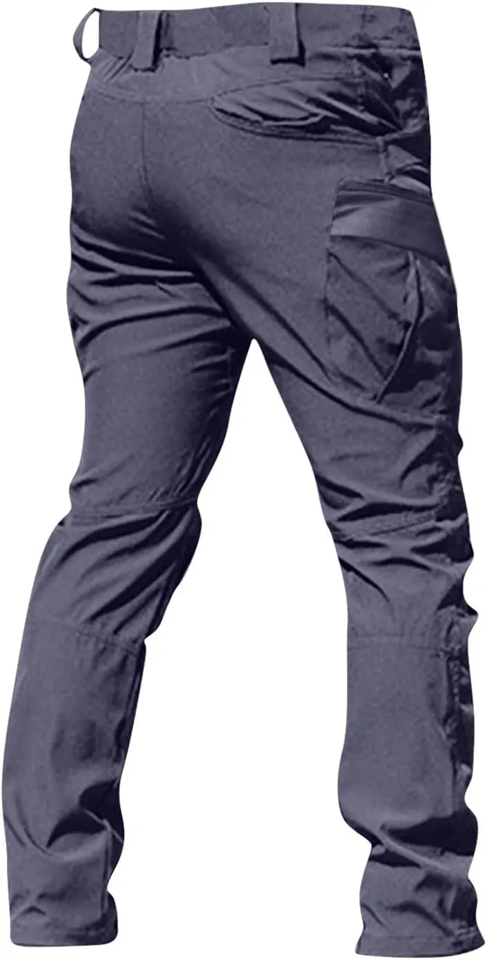Men's Tactical Pants Cargo Pants with Multi Pockets Outdoor Hiking Pants Casual Trousers Workout Pants for Men