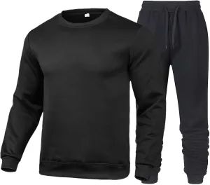 Men's Tracksuit 2 Piece Sweatsuit Set Sweatshirt Hoodie Corset Athletic Jogging Gym Activewear Sweat Track Suits