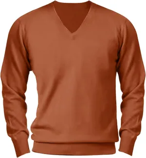 Mens V Neck Pullover Sweaters 2023 Fashion Cassual Sweatshirts Classic Fit Fine Cotton V-Neck Sweaters