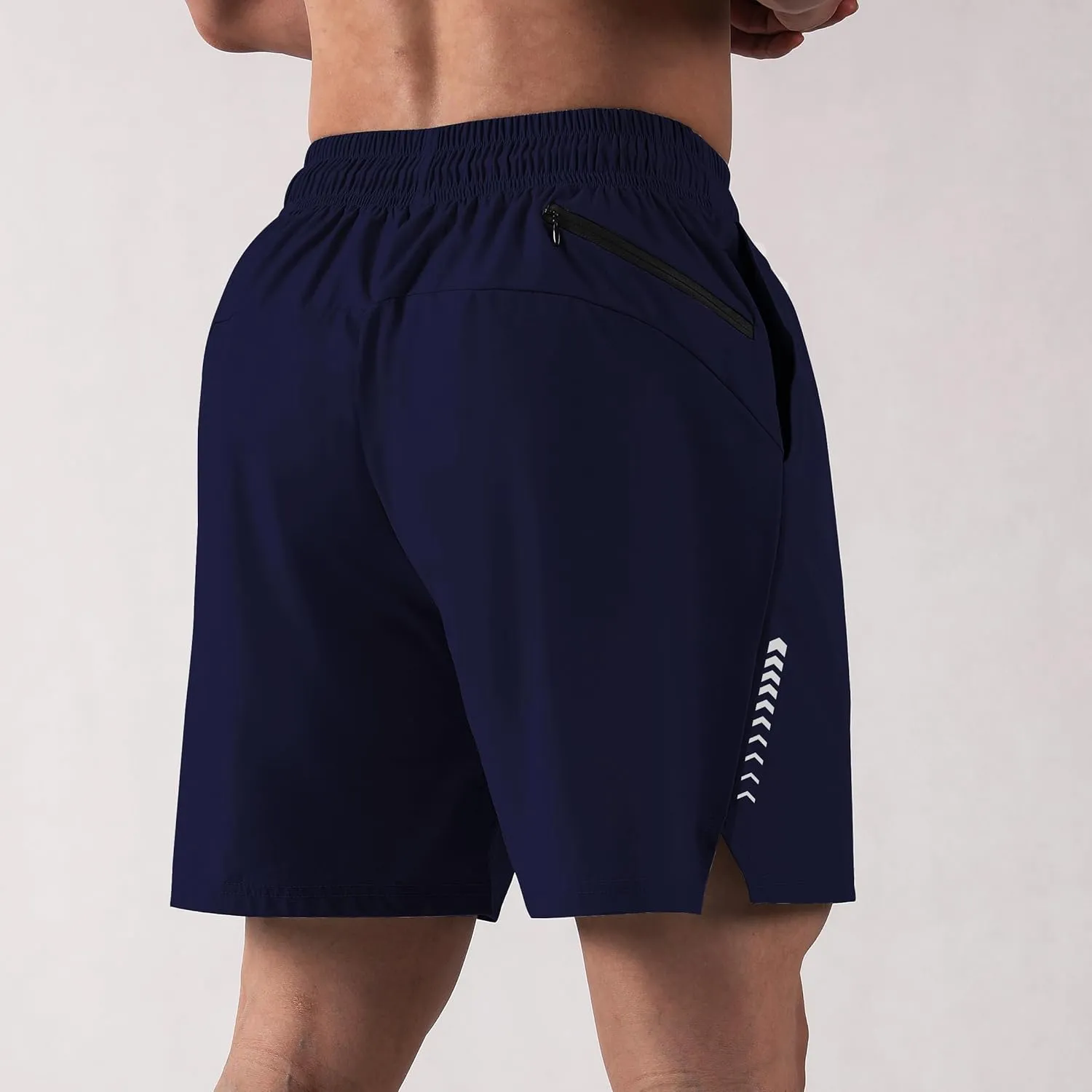 Mens Workout Shorts Lightweight Gym Shorts 7 Inch Quick Dry Athletic Running Shorts with Pockets