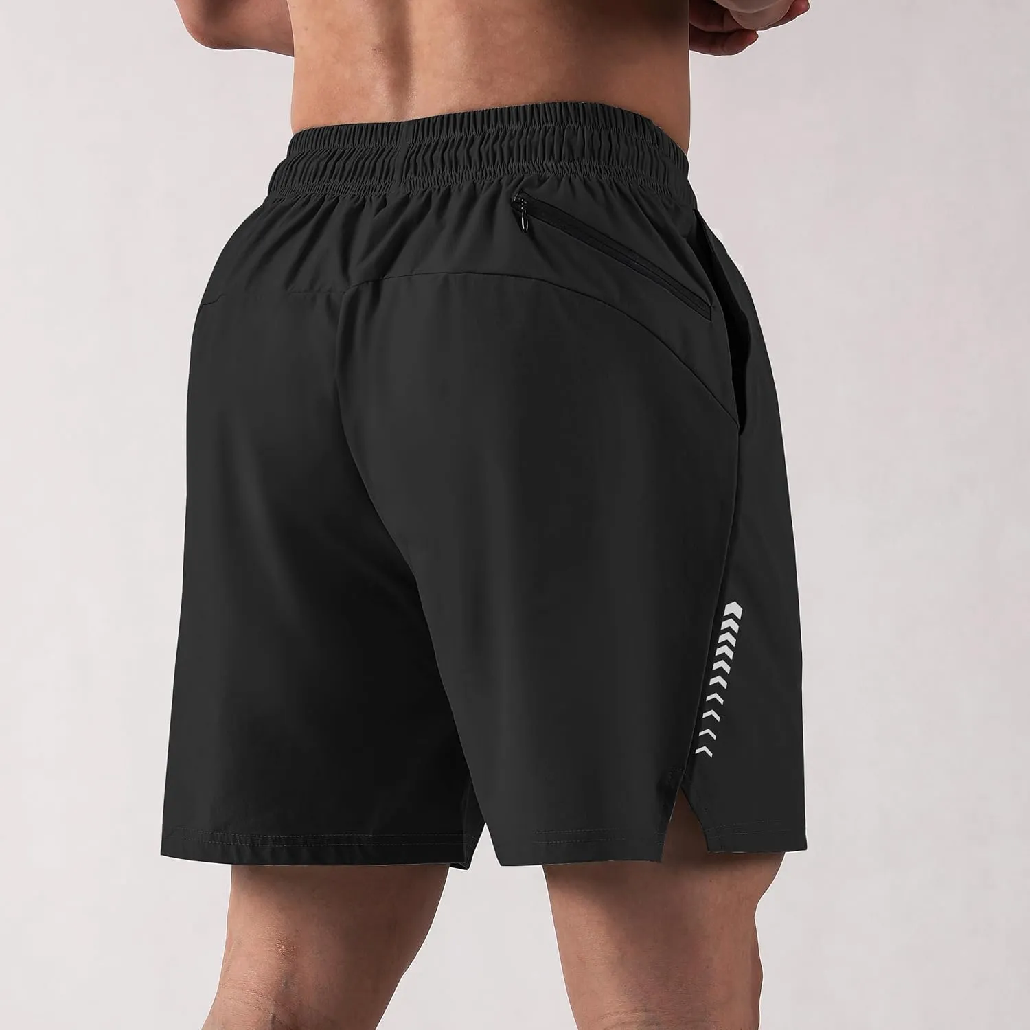 Mens Workout Shorts Lightweight Gym Shorts 7 Inch Quick Dry Athletic Running Shorts with Pockets