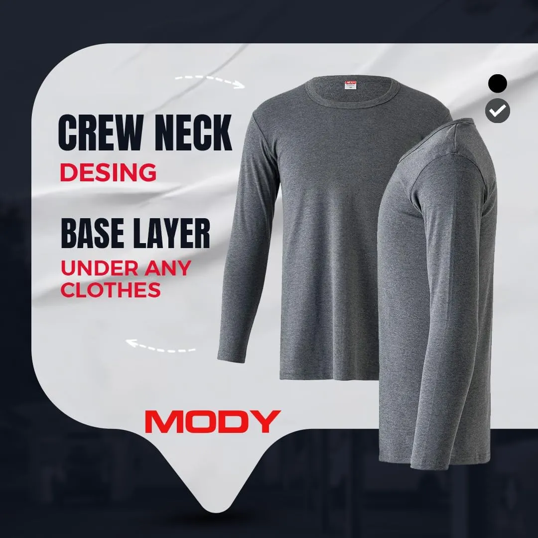 Mody Long Johns Thermal Underwear for Men, Long Johns for Men Thermal Set, Base Layer Top and Bottom Set