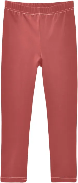 ODAWA White Girls Leggings Girls Stretch Leggings Ankle Length Girls and Toddlers' Leggings, (4-10 Years)