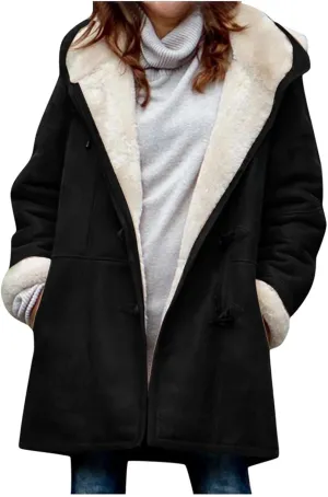 Outfits for Juniors Winter Fall Long Christmas Thick Warm Thick Hooded Jackets Hoods Windbreaker Outfits Women 2024