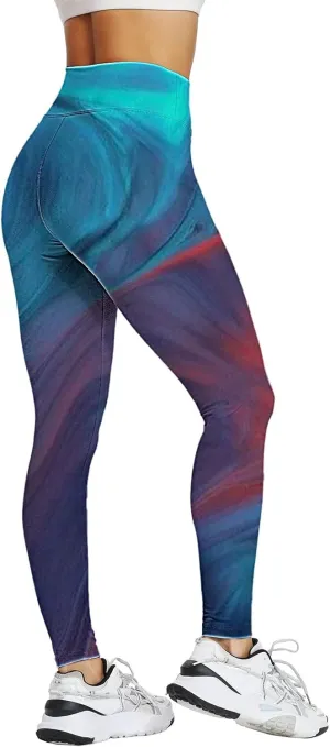 Paisley Print Leggings for Women Small Print Or Plaid Design Women Leggings Womens Fleece Leggings