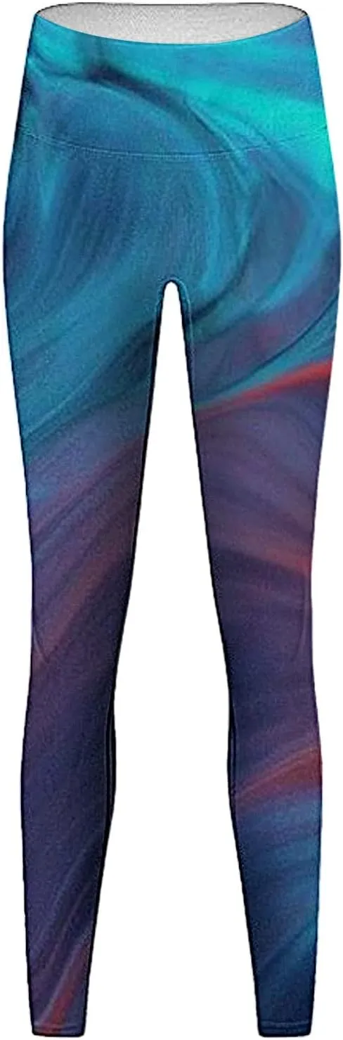 Paisley Print Leggings for Women Small Print Or Plaid Design Women Leggings Womens Fleece Leggings