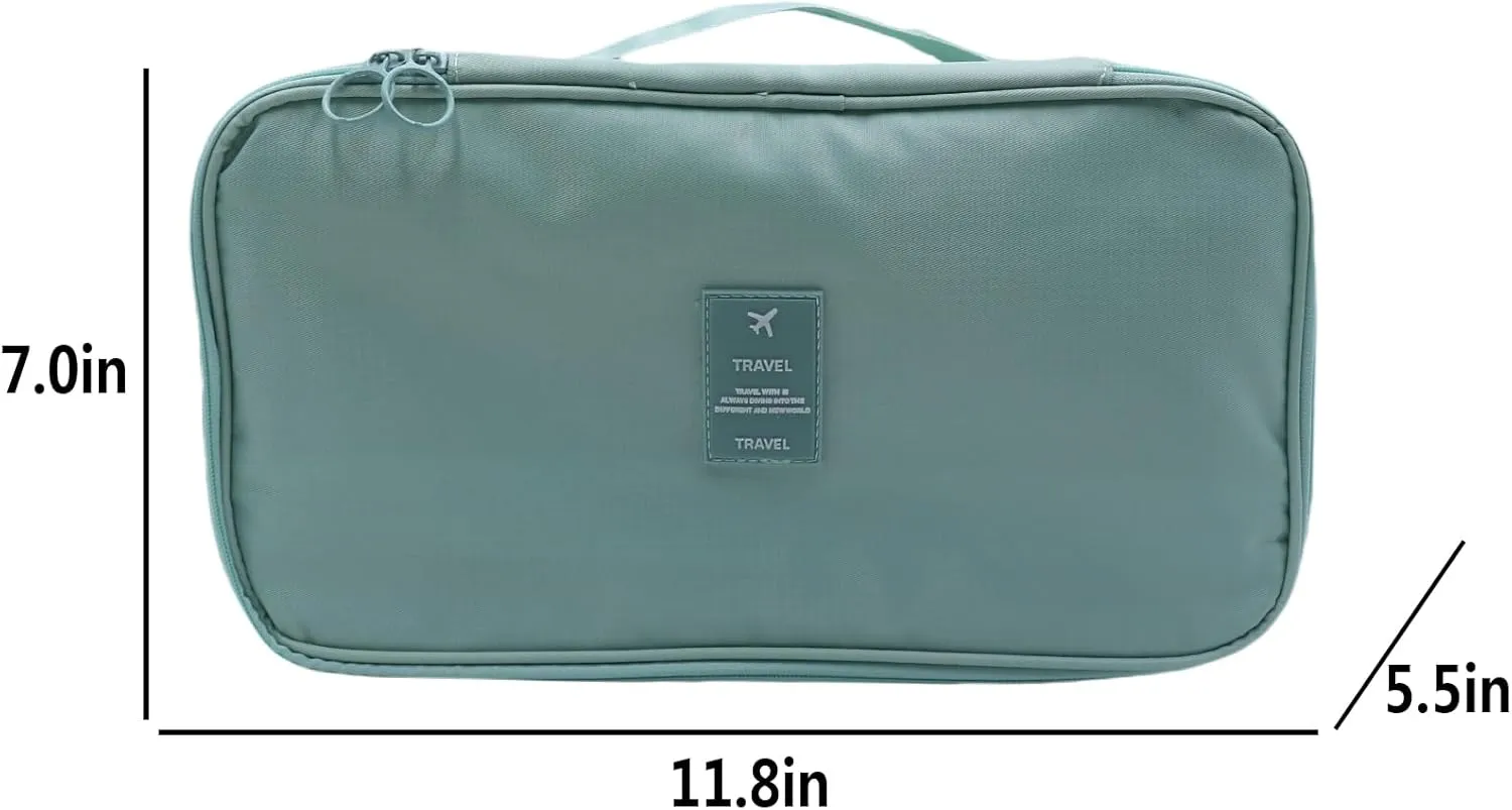 Portable Underwear Bra Storage Bag Waterproof Travel Organizers Multi-Layer Toiletry Packing Cube