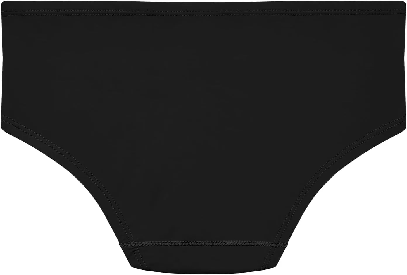 QBK Girls' Swimming Bottom Suit Swim Brief UPF50  Rash Guard Swimsuit Sun Protection Quick Dry (2t-14Years)