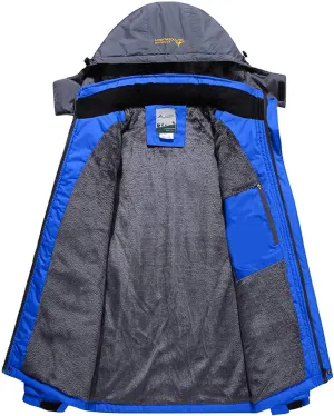 Rain Jacket Men Snowboarding Warm Raincoat Windbreaker Man's Waterproof Hooded Jackets Men's Coats & Jackets