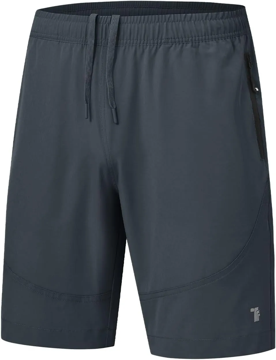 Rdruko Men's Hiking Shorts with Zipper Pockets 7'' Lightweight Quick Dry Workout Shorts Running Athletic Shorts