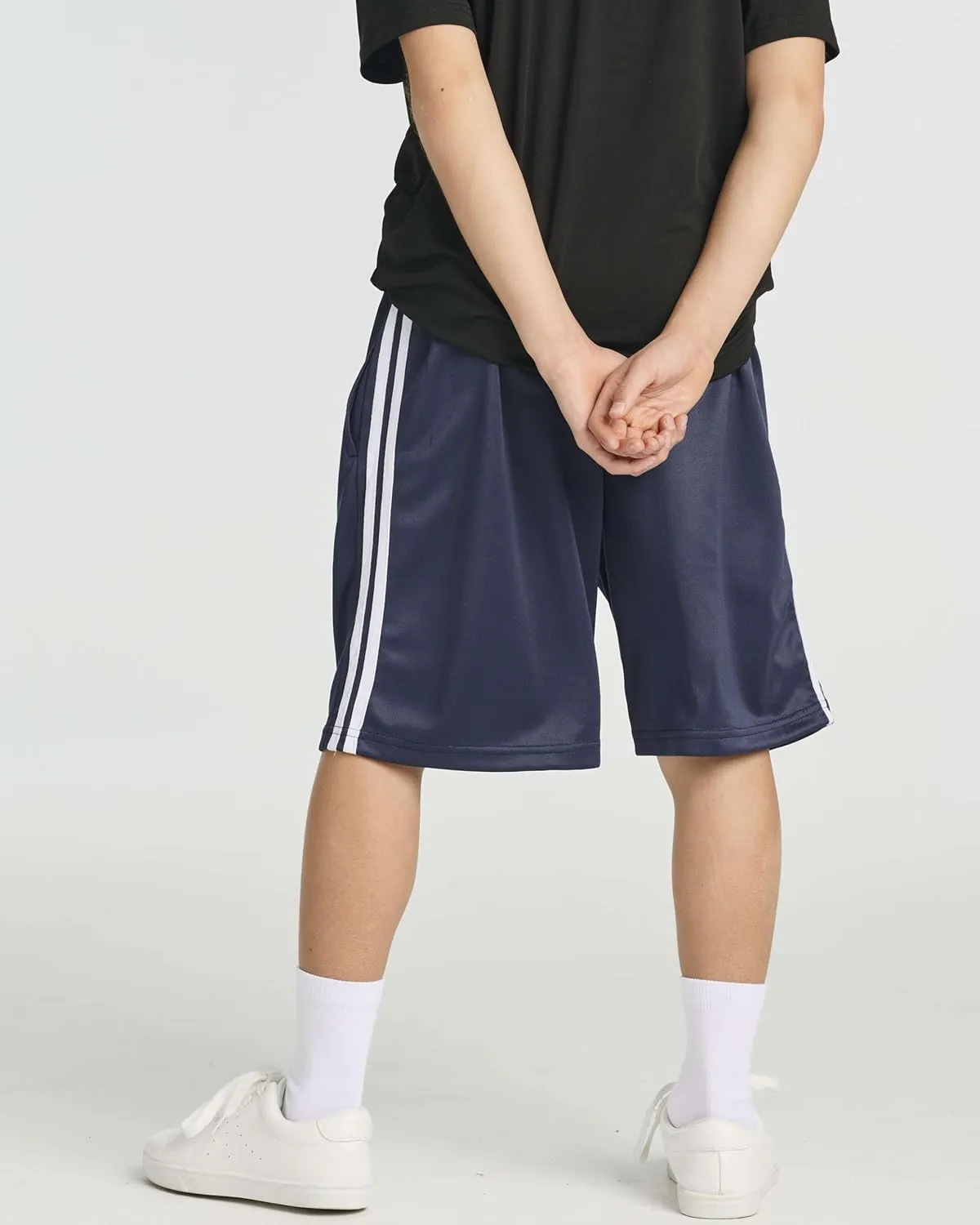 Real Essentials 5 Pack: Boys' Athletic Basketball Shorts with Pockets - Youth Activewear (Ages 4-18)