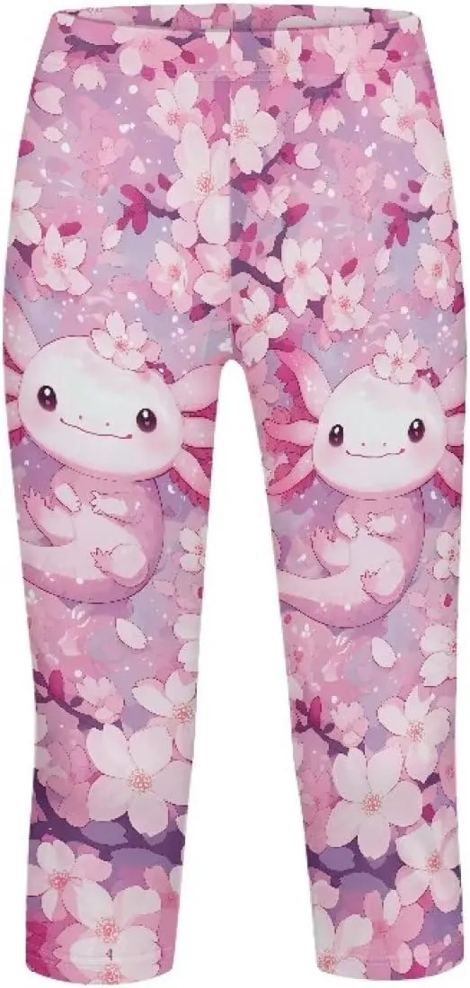 Renewold Girls' Leggings Girls Capri Leggings Yoga Pants Dance Trousers Clothing