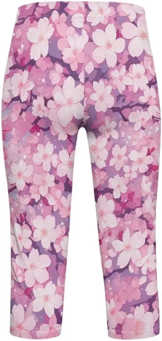 Renewold Girls' Leggings Girls Capri Leggings Yoga Pants Dance Trousers Clothing