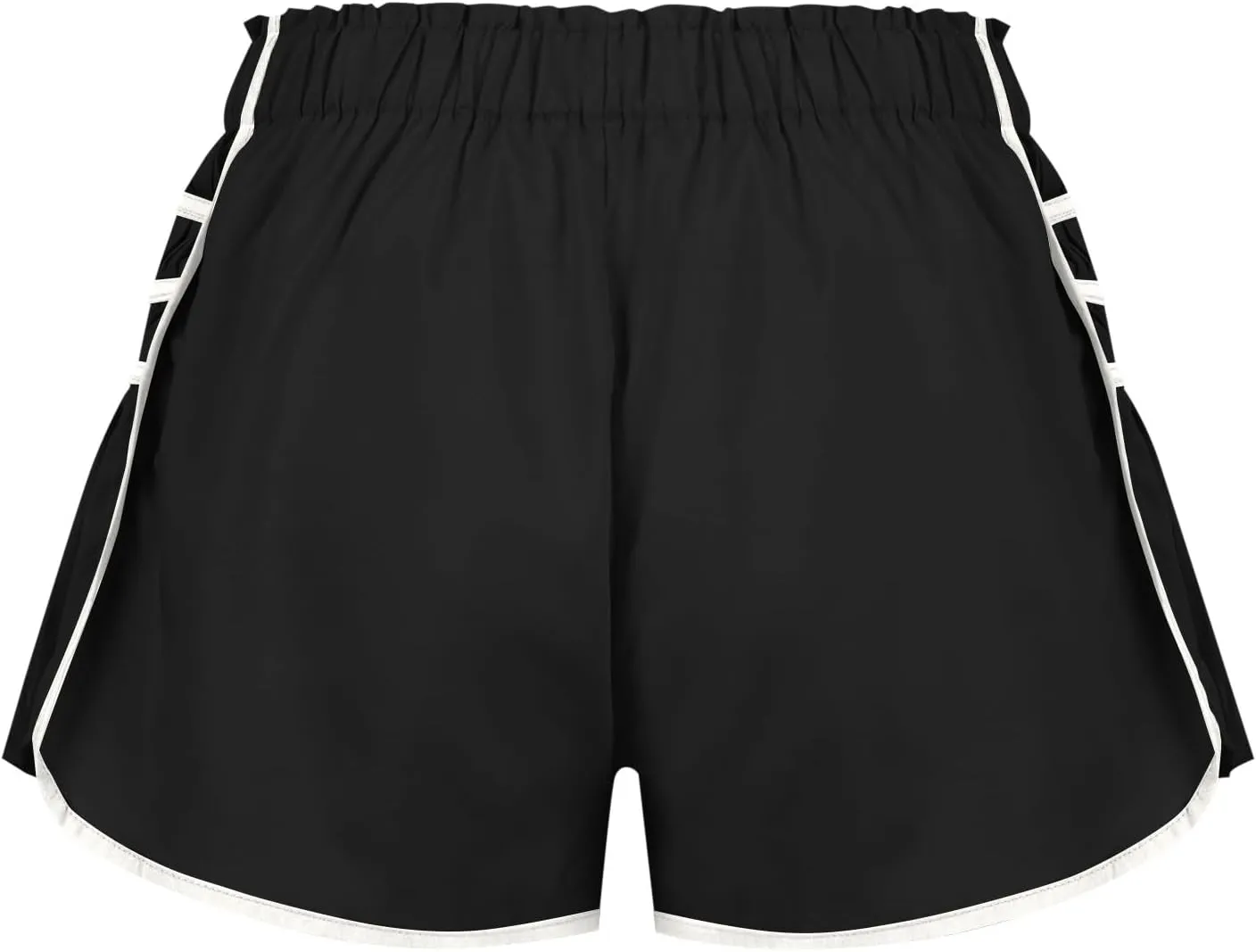 Running Shorts for Women High Waisted Sweat Shorts Quickl Dry Athletic Shorts Flowy Pleated Gym Shorts with Pockets