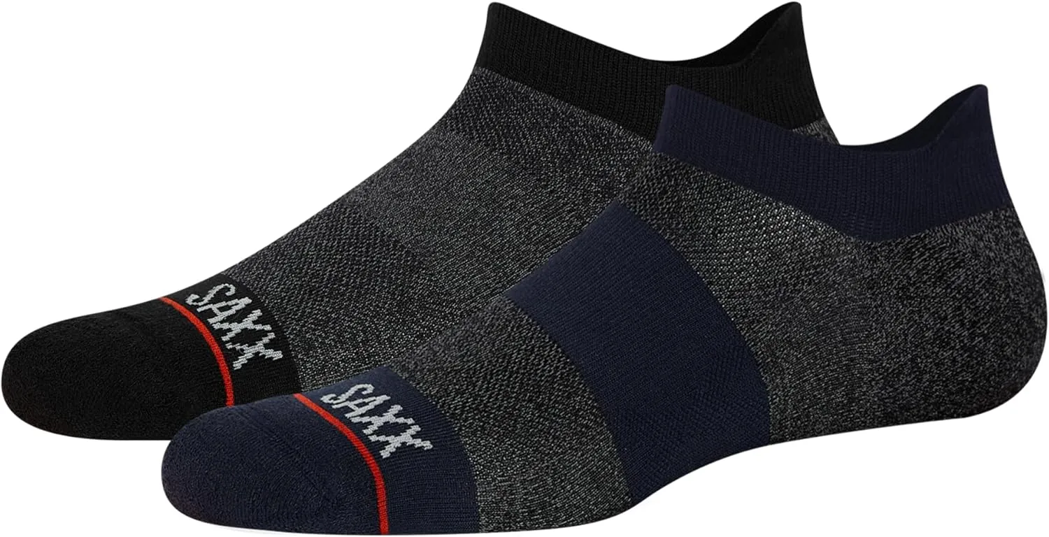 SAXX Underwear Co. Men's Whole Package Low Show Socks 2Pk