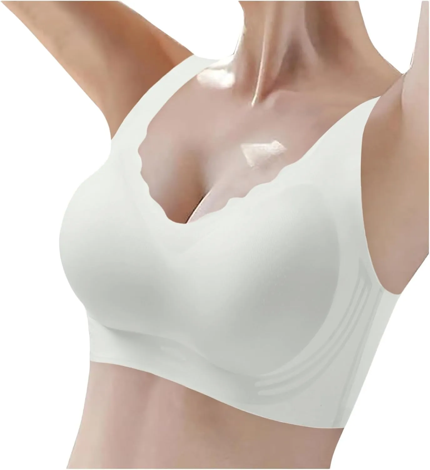 Seamless Push Up Bras for Women Full Coverage No Underwire Everyday Bralettes Comfortable Breathable Bras