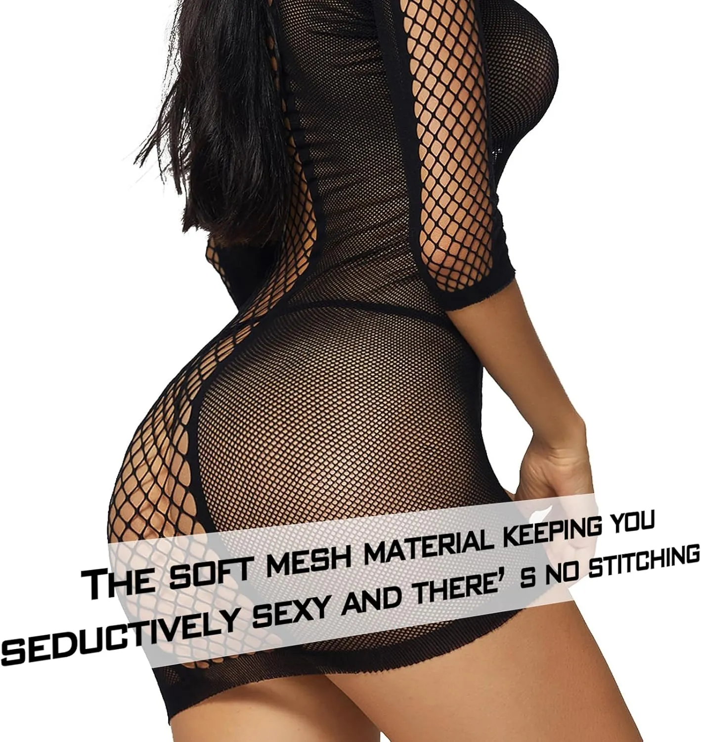Sexy Lingerie for Women Naughty Fishnet Lingerie Set Bodysuit Outfits Teddy Babydoll Erotic Mesh Women’s Outfits