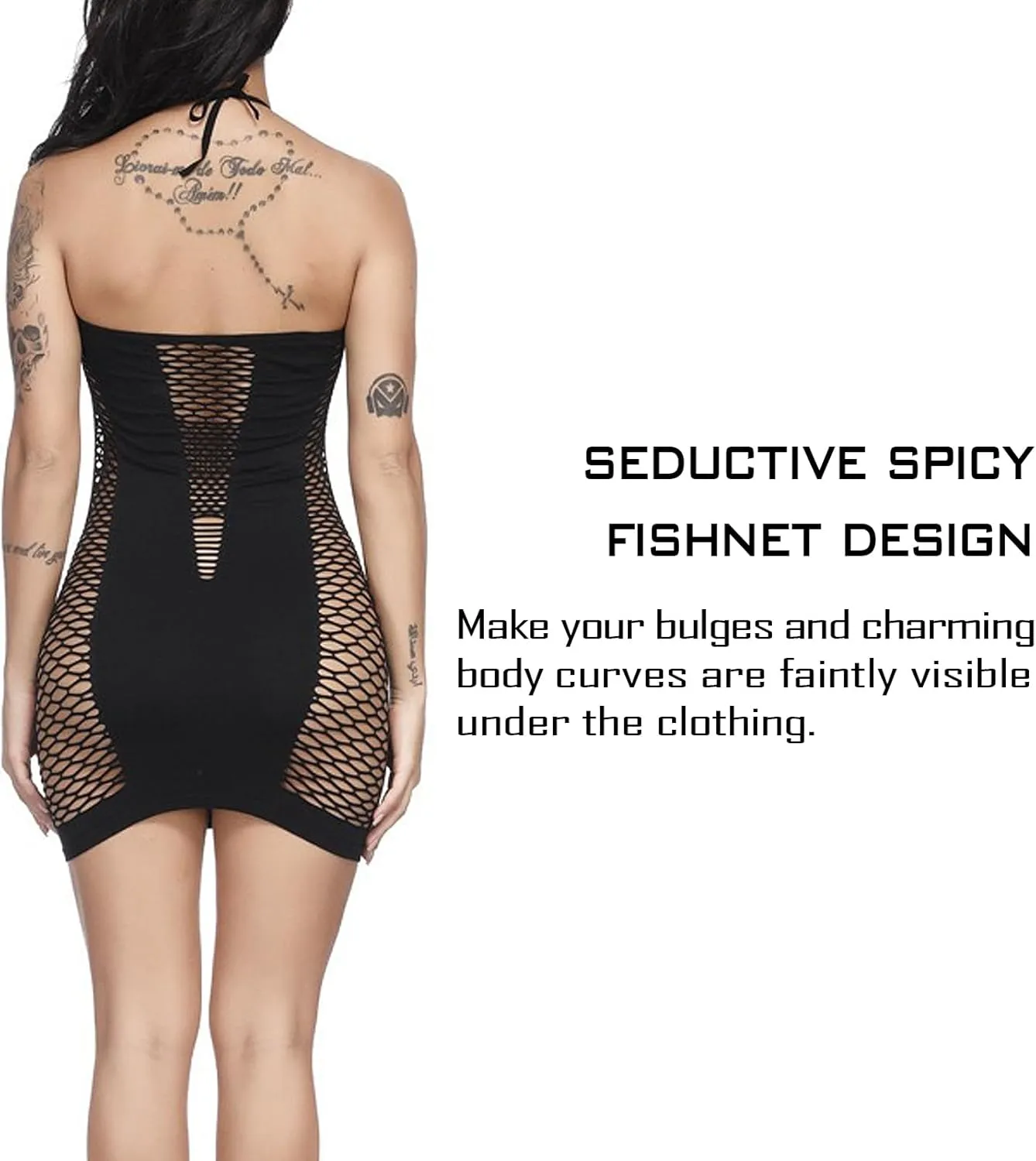 Sexy Lingerie for Women Naughty Fishnet Lingerie Set Bodysuit Outfits Teddy Babydoll Erotic Mesh Women’s Outfits