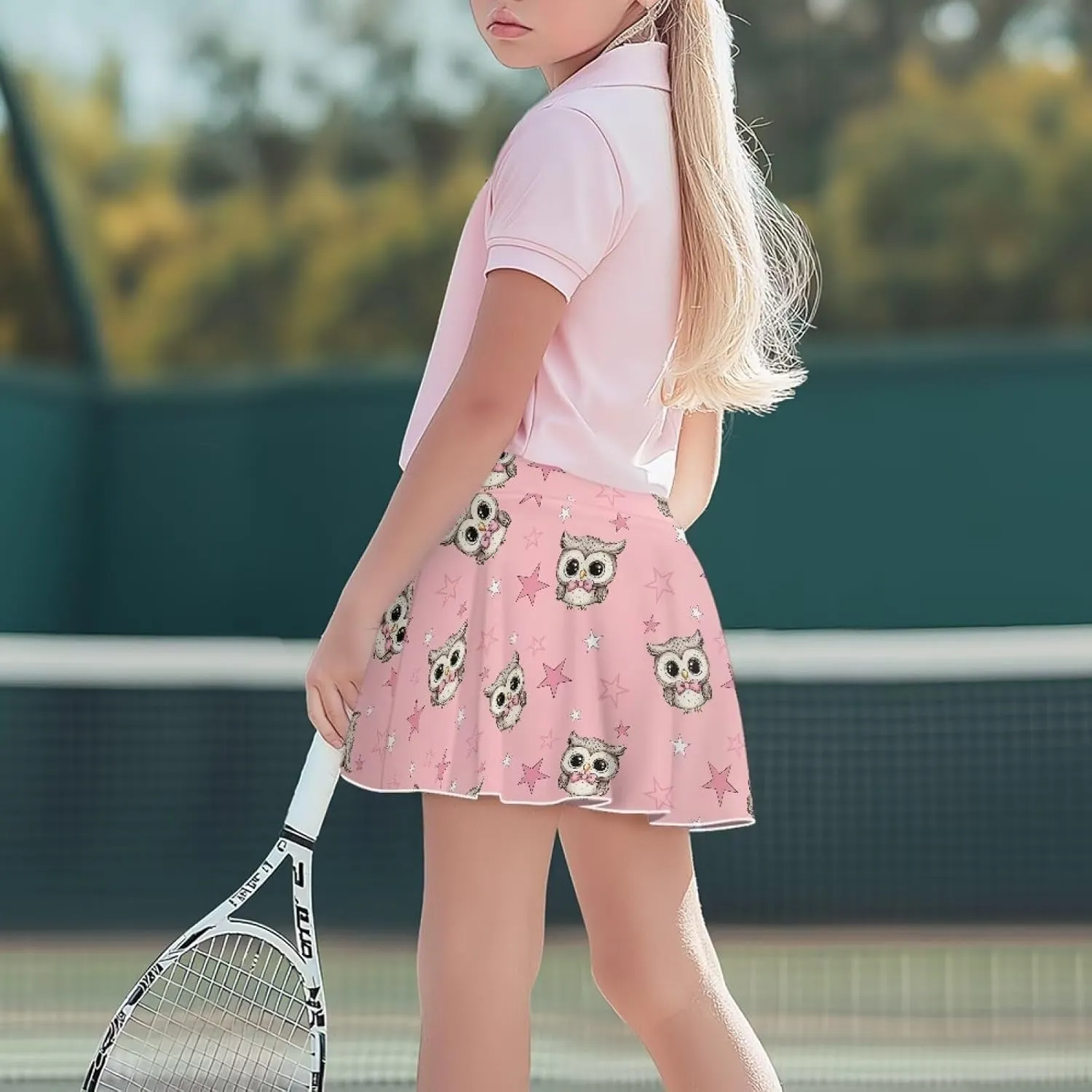 Skirts for Girls High Waist Pickleball Athletic Pleated Skort