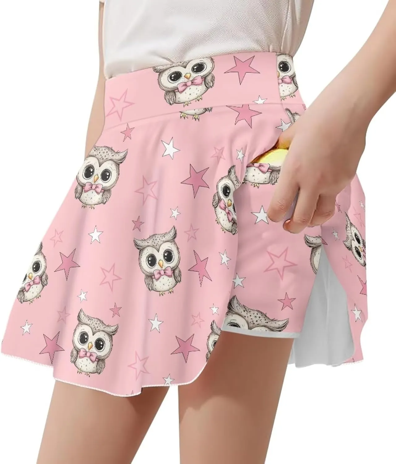 Skirts for Girls High Waist Pickleball Athletic Pleated Skort