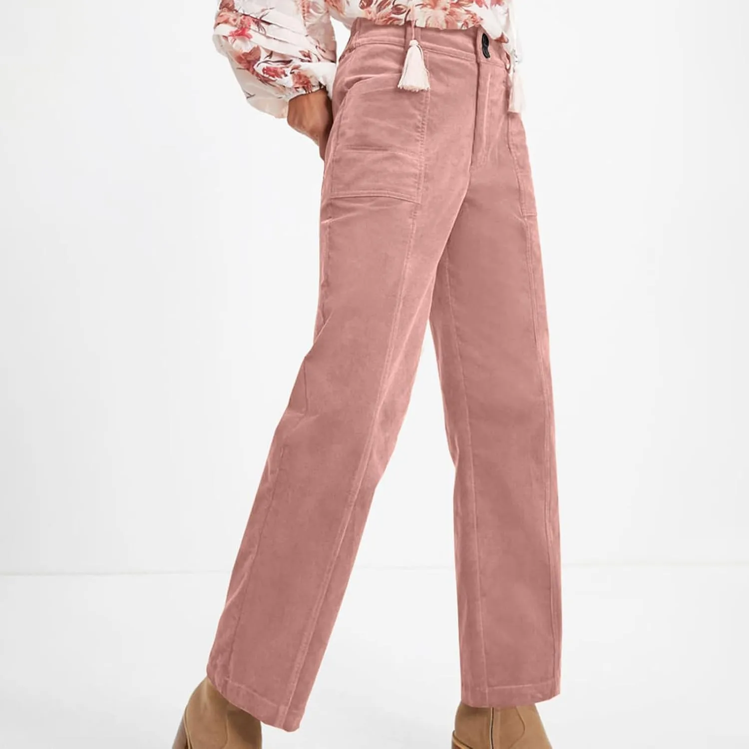 Straight Leg Pants Women Casual Athletic Pants Stretch Work Trousers Comfort Hiking Pants Classic Daily Pants