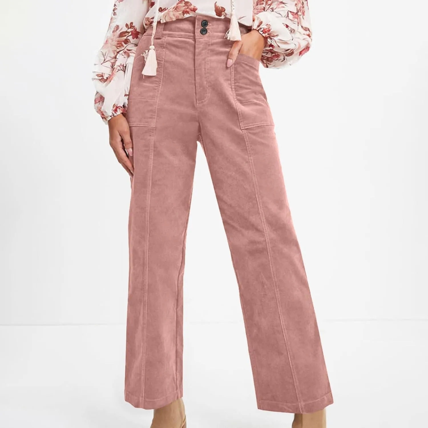 Straight Leg Pants Women Casual Athletic Pants Stretch Work Trousers Comfort Hiking Pants Classic Daily Pants