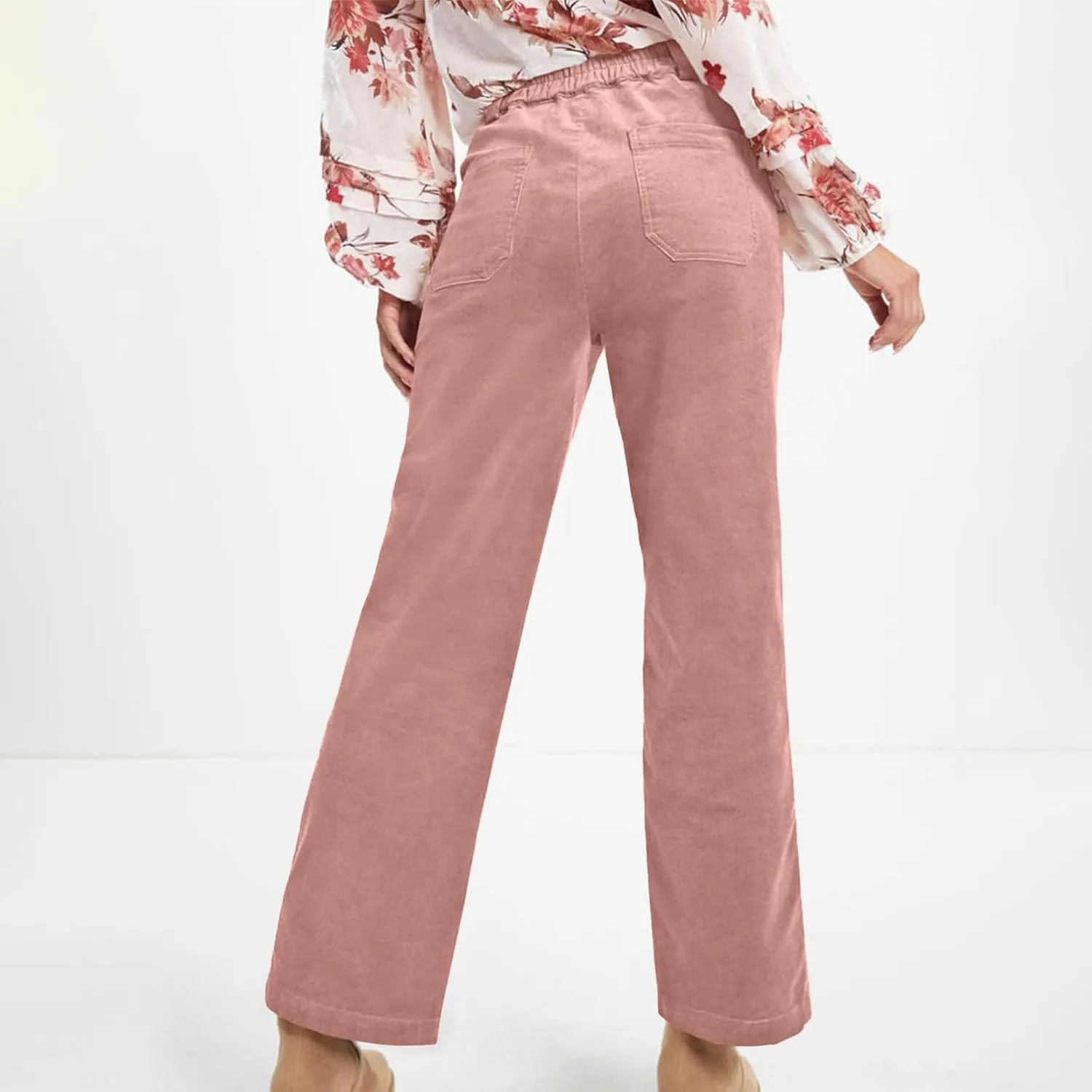 Straight Leg Pants Women Casual Athletic Pants Stretch Work Trousers Comfort Hiking Pants Classic Daily Pants
