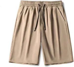 Summer Cooling Ice Silk Shorts Breathable Fitness Men's Sports Shorts Quick Dry Running Athletic Shorts