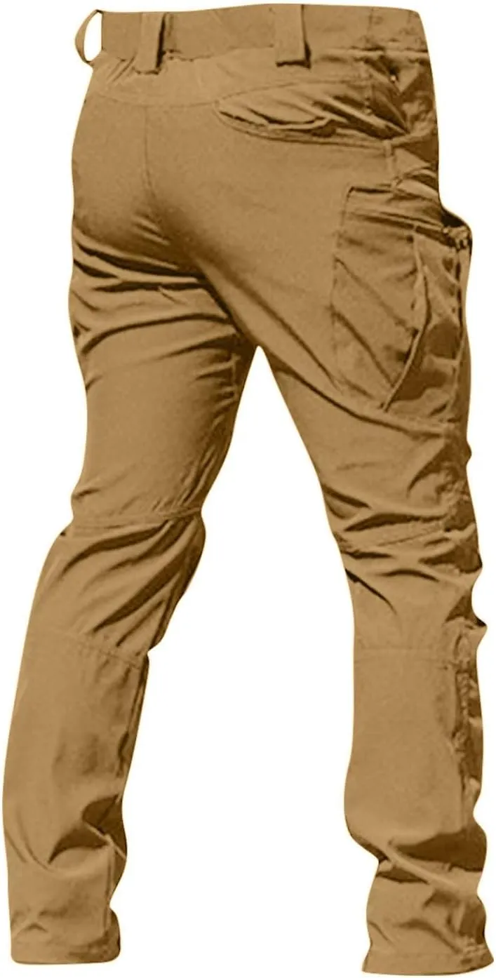 Tactical Pants for Men Waterproof Upland Hunting Pants Stretch Ripstop Cargo Pants Multi Pockets Outdoor Work Pants