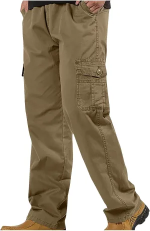 Tactical Pants for Mens Stretch Work Pants Lightweight Cargo Pants Multi Pockets Hiking Pants Outdoor Activity Pant