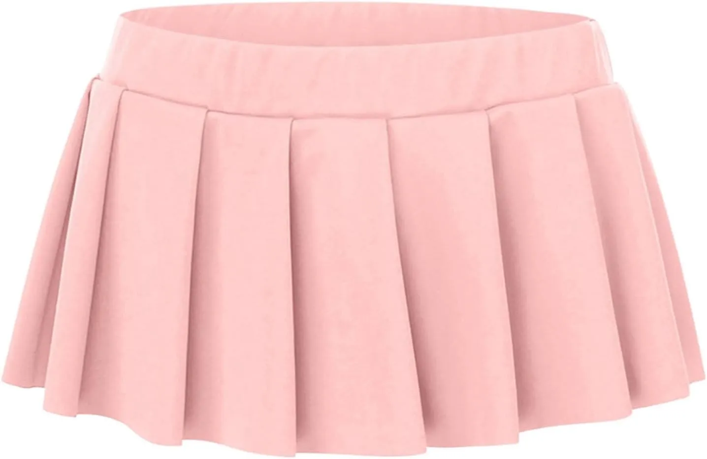 teddy lingerie for women Women Pleated Mini Skirt Role Play Solid Lingerie Skirts Mesh Costume Roleplay Uniform Plaid Mini Skirt lingerie sets for women sexy plus size Pink Small