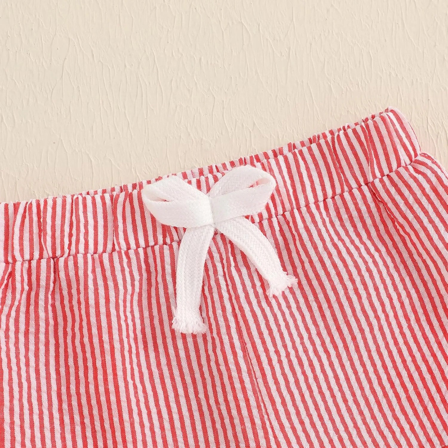 Toddler Baby Boy Girl Shorts Summer Casual Elastic Waist Striped Shorts Pants Boxer Bottoms