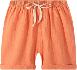 Toddler Boys Quick Dry Shorts Boys Athletic Shorts with Drawstring Summer Elastic Sports Clothes Kids Joggers Pants