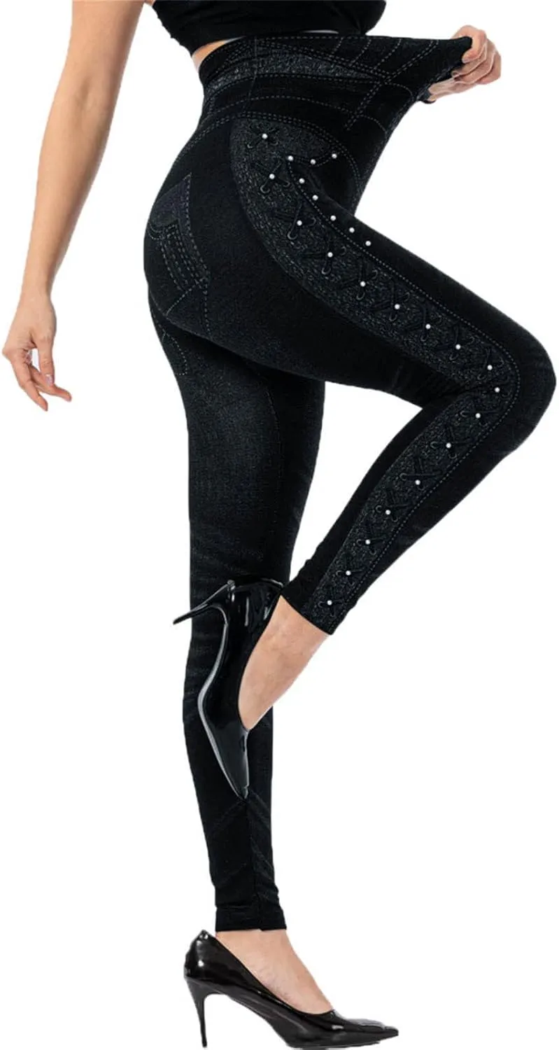 Velvet Cardigan for Women Leggings for Women Capri Length Skirted Leggings Sexy Leggings for Women Black Flared