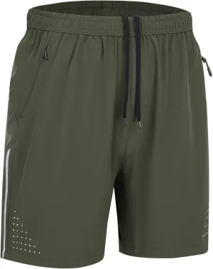 WENRONSTA Men's Athletic Workout Gym Shorts Quick Dry Lightweight Active Tennis Shorts 7" Running Sports Shorts
