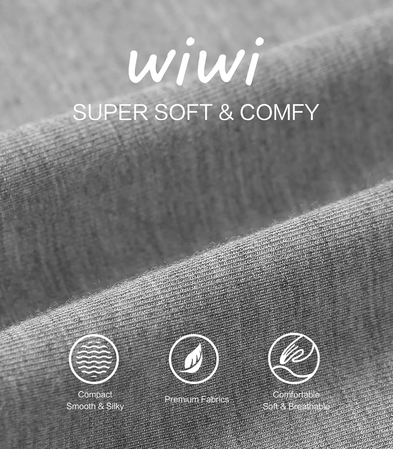 WiWi Womens Pajama Set with Pocket Long Sleeve Top with Long Pajama Pant Set Soft PJ Viscose from Bamboo Loungewear S-XXL