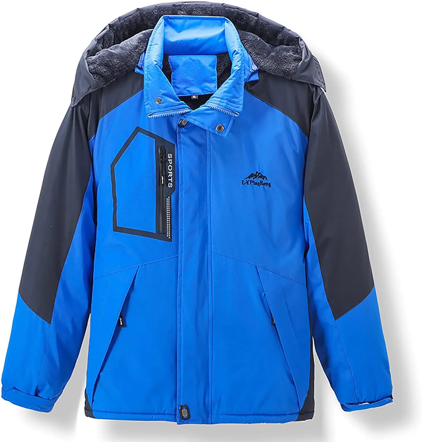 Women And Men's Three In Detachable Outdoor Mountaineering Suit And Ski Suit Men's Hooded Jacket 2024
