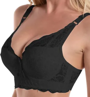 Women Sexy Lace Bras for Women, Full Coverage No Underwire Everyday Bras Comfortable Wireless Padded Bras