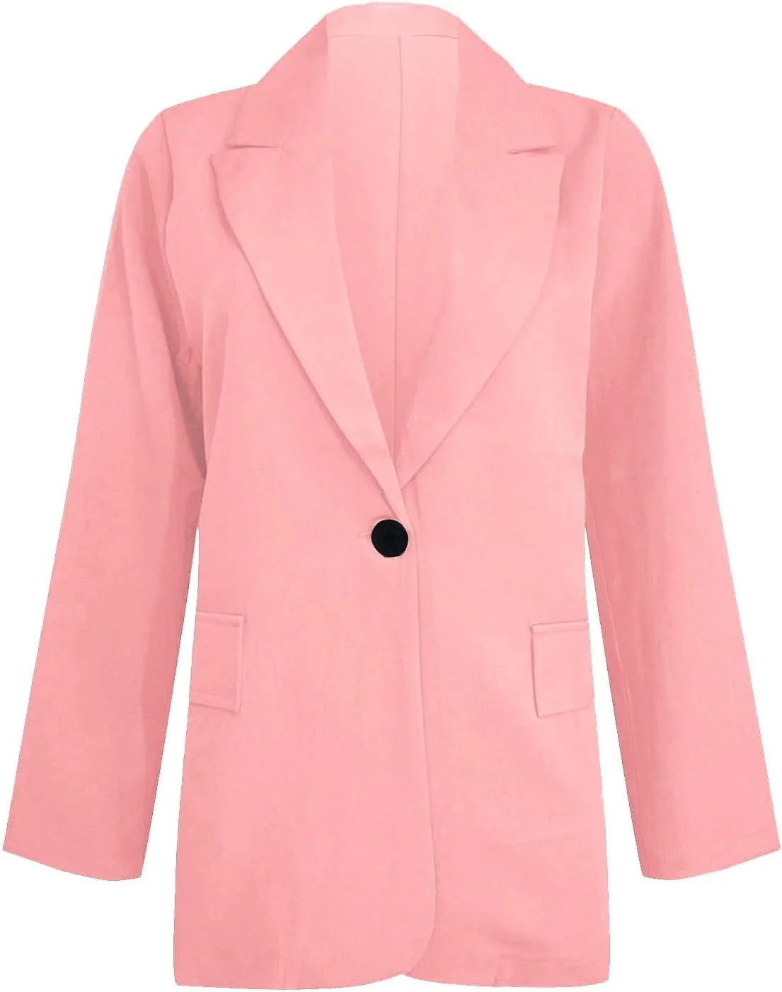 Women's Business Blazer 2 Piece Set Trendy Office Work Cardigan Outfits Casual Solid Color Coat&Pants Dressy Outfits