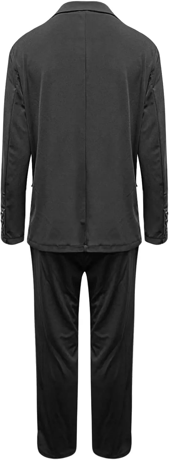 Women's Business Blazer 2 Piece Set Trendy Office Work Cardigan Outfits Casual Solid Color Coat&Pants Dressy Outfits