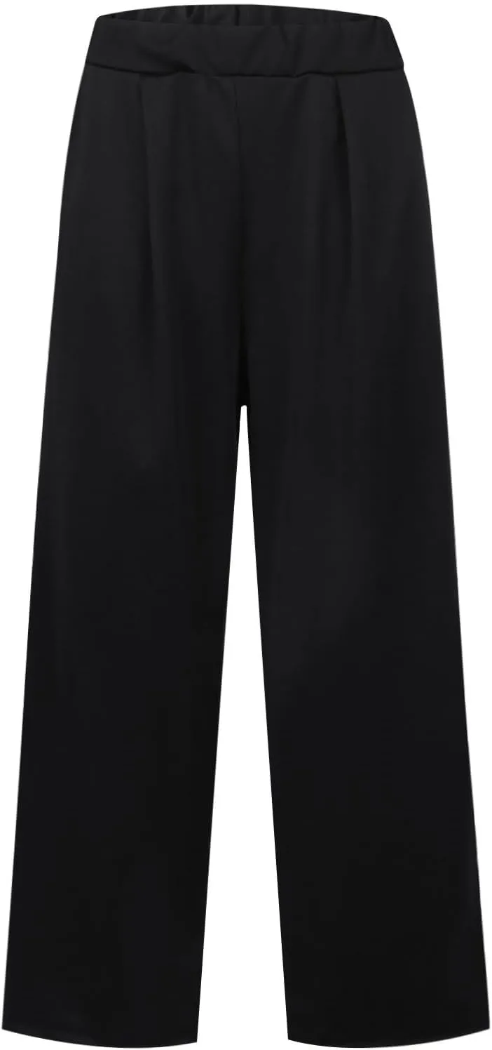 Womens Cargo Sweatpants Winter Sexy Work Palazzo with Pockets High Waisted Straight Leg