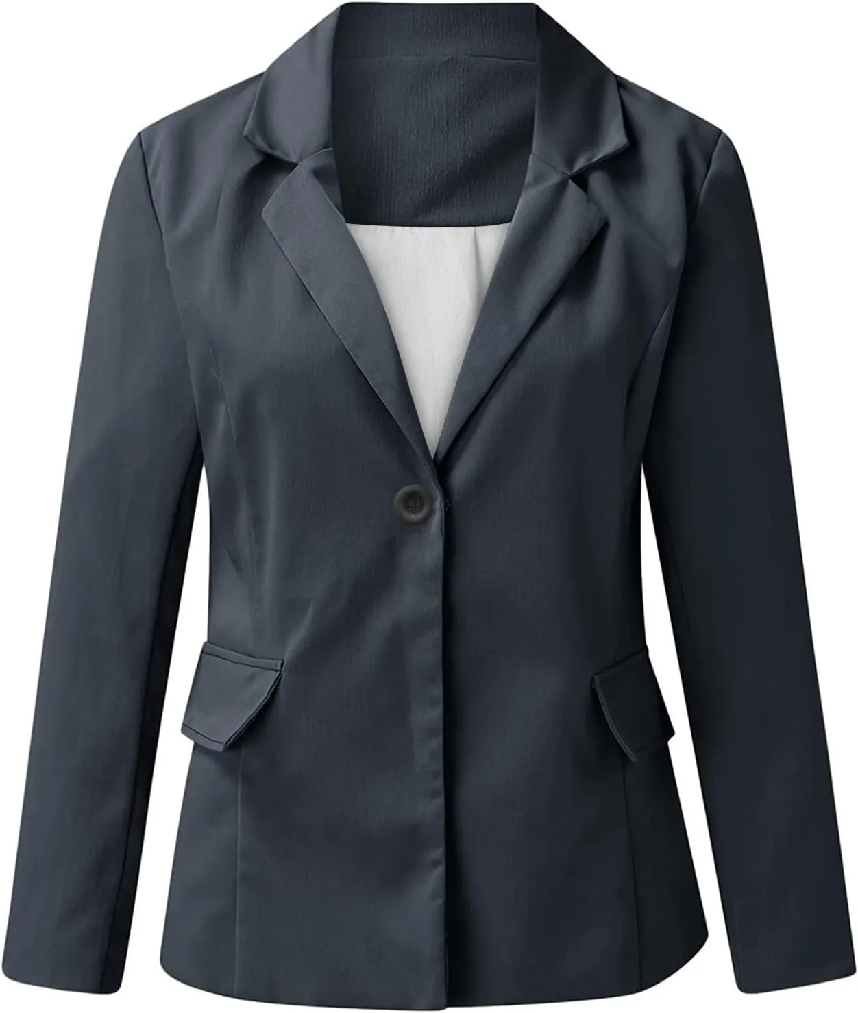 Women's Oversized Blazers Lapel Open Front Long Sleeve Work Office Suit Jacket Coat Blazers & Suit Jackets