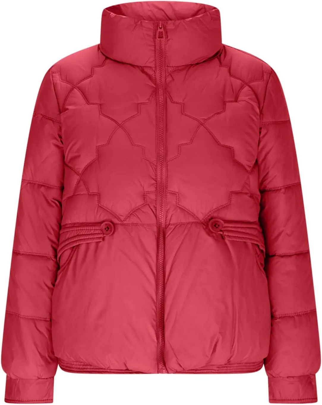 Women's Quilted Lightweight Jackets Fashion Solid Puffer Jackets Coats Winter Warm Down Jackets Puffy Bubble Outerwear