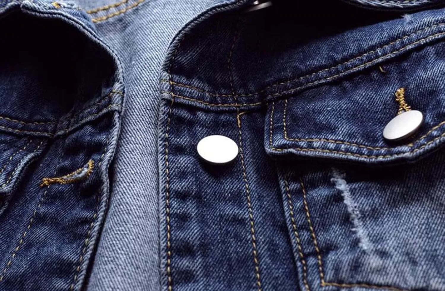 Womens Solid Color Denim Jackets Button Up Long Sleeve Trucker Jackets Jean Coat
